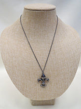 ADO | Black Chain with Fleur De Lis Pendant - All Decd Out