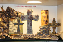 Table Decor | Metal Embellished Cross - All Decd Out